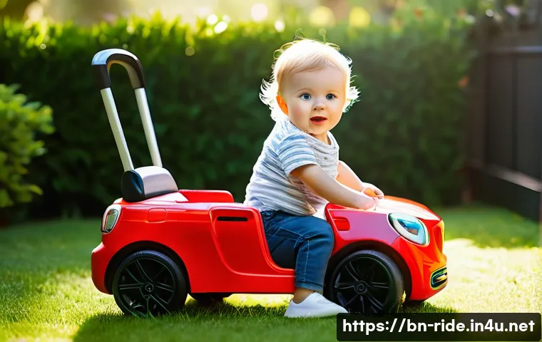 승용완구 최신 모델 - **Prompt:** A vibrant, cheerful toddler (around 2-3 years old), dressed in a cute, casual outfit inc...